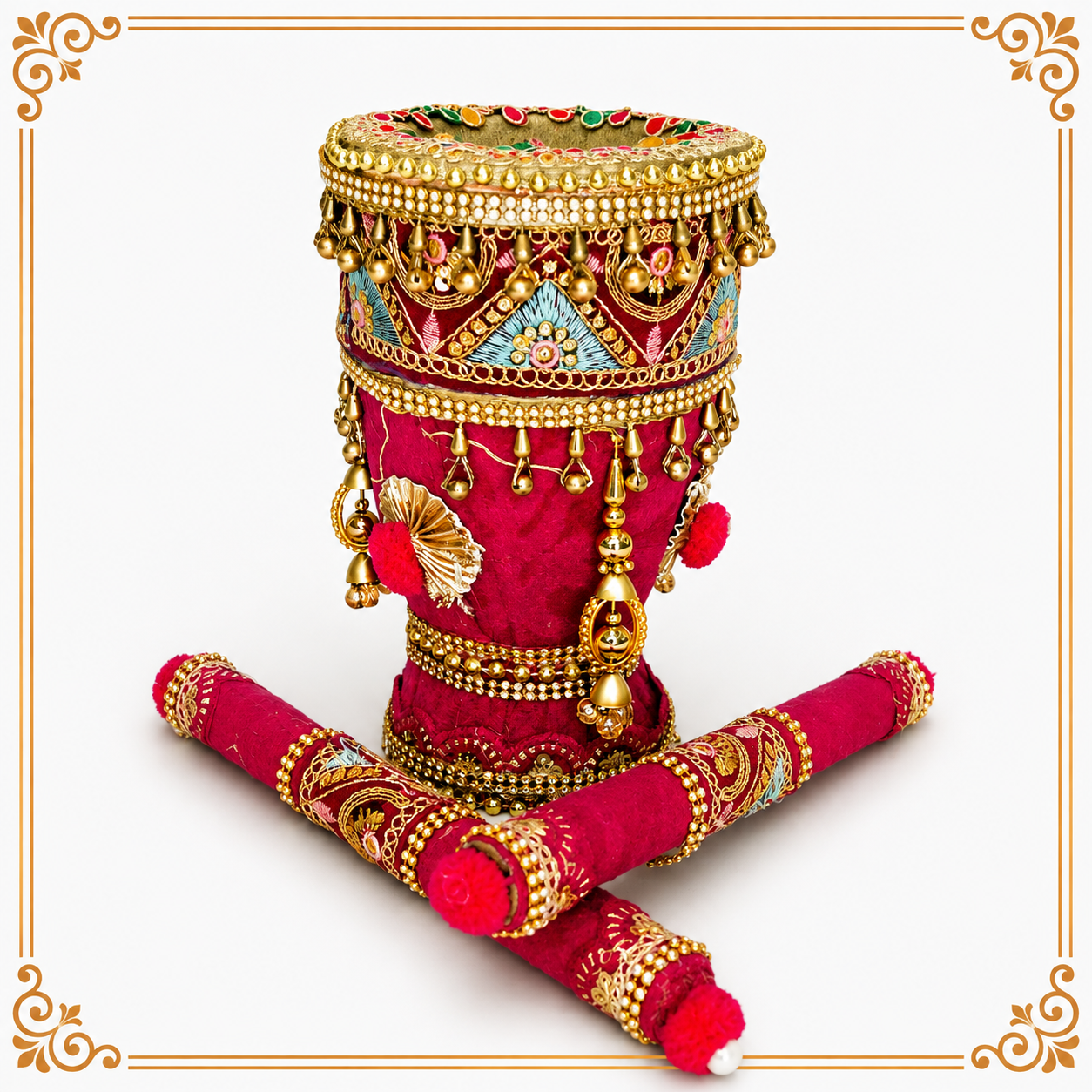 DECORATIVE UKHAL / MUSAL FOR WEDDING, HALDI & POOJA CEREMONY – UKM07